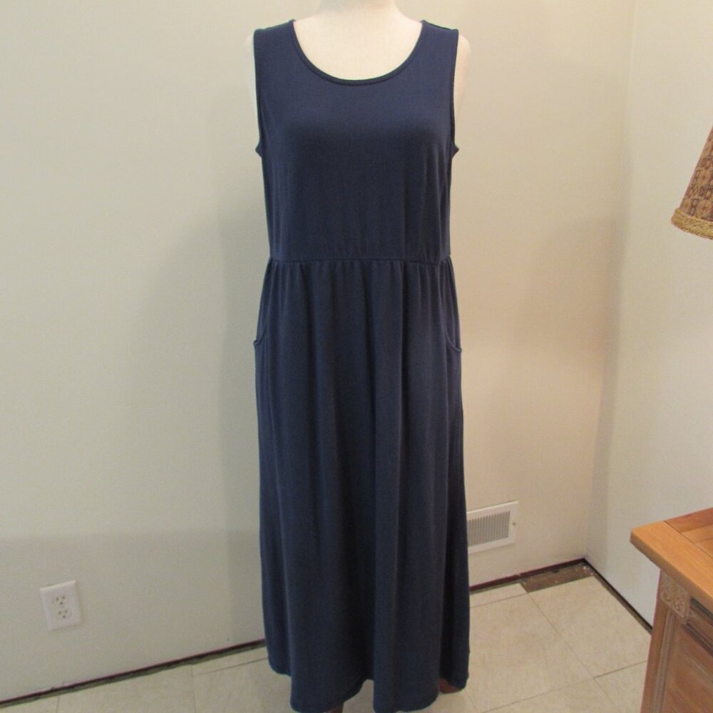 Coldwater Creek 100% Pima Cotton Maxi With Pockets Petite Medium